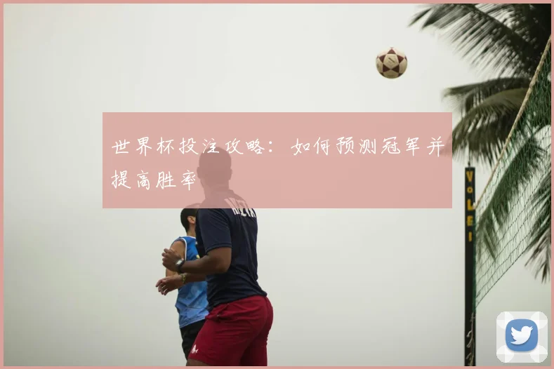 世界杯投注攻略：如何预测冠军并提高胜率