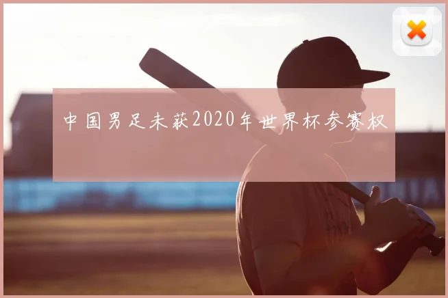 中国男足未获2020年世界杯参赛权