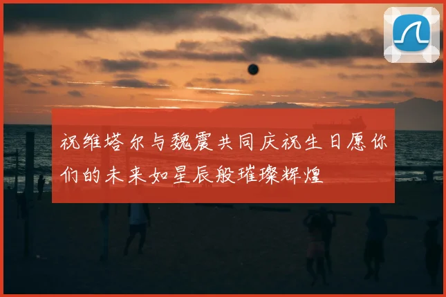 祝维塔尔与魏震共同庆祝生日愿你们的未来如星辰般璀璨辉煌