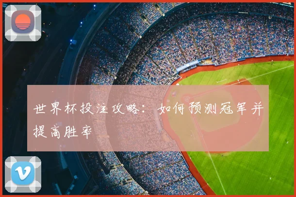 世界杯投注攻略：如何预测冠军并提高胜率
