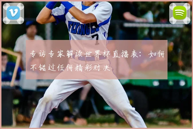 专访专家解读世界杯直播表：如何不错过任何精彩对决
